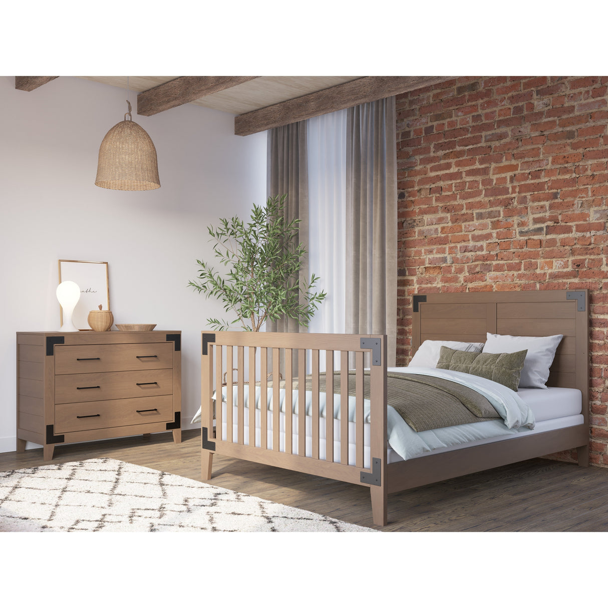 Child Craft Lucas 4-in-1 Convertible Baby Crib