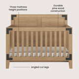 Child Craft Lucas 4-in-1 Convertible Baby Crib