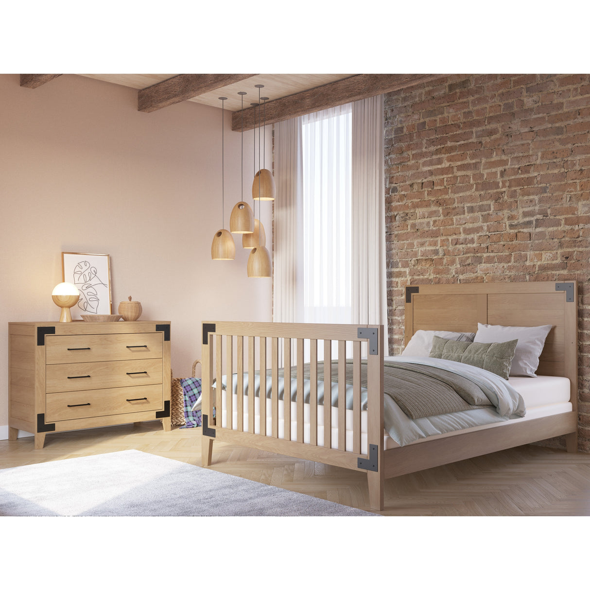 Child Craft Lucas 4-in-1 Convertible Baby Crib