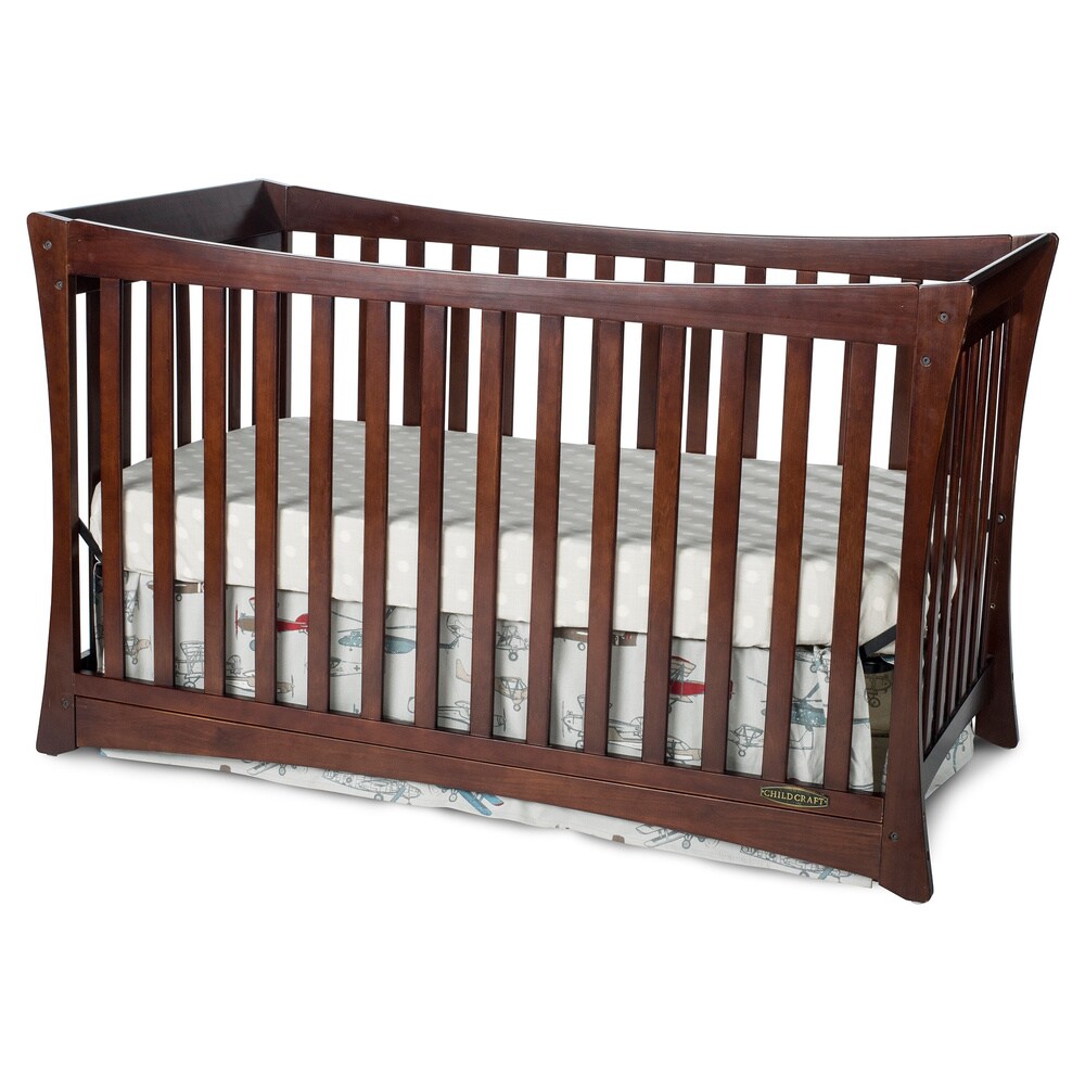 Child Craft Parisian 3-in-1 Stationary Crib in Cherry