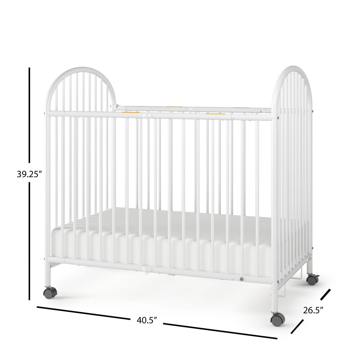 Child Craft Sweet Dreamer Metal Folding Compact Crib