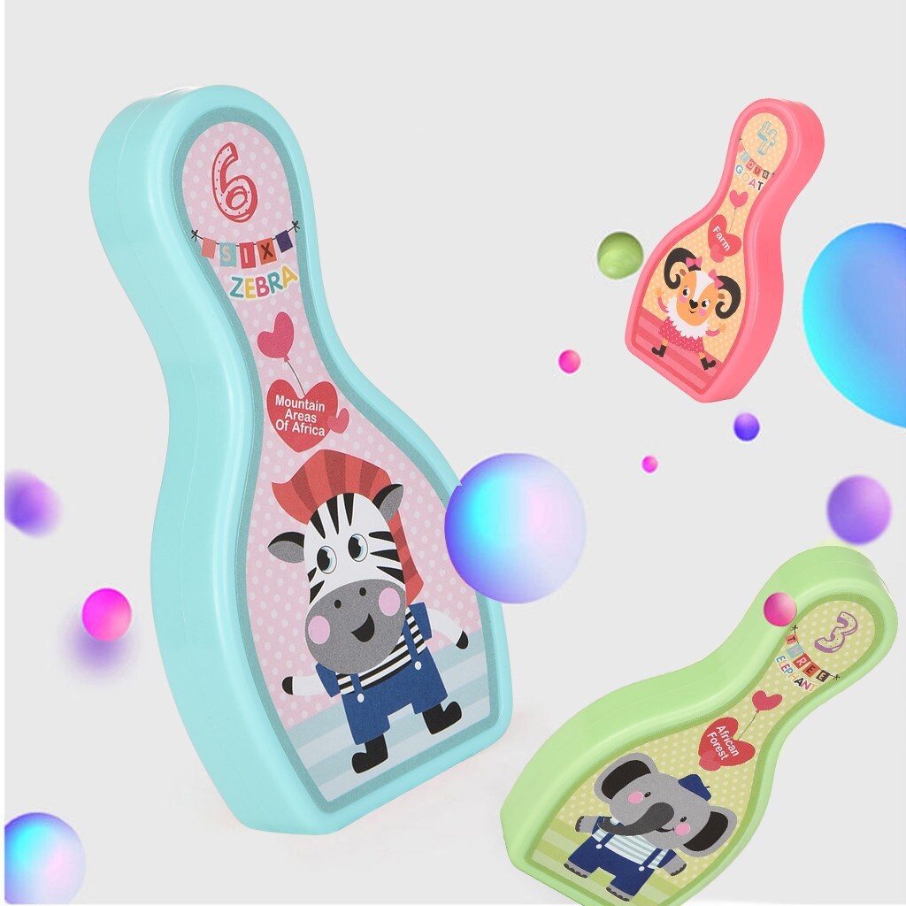Children's Cartoon Outdoor Mini Bowling Game For Fun Games, Team Sports