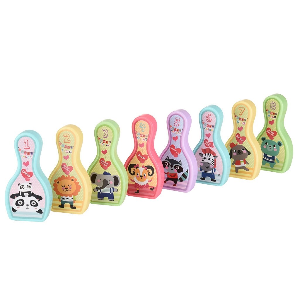 Children's Cartoon Outdoor Mini Bowling Game For Fun Games, Team Sports