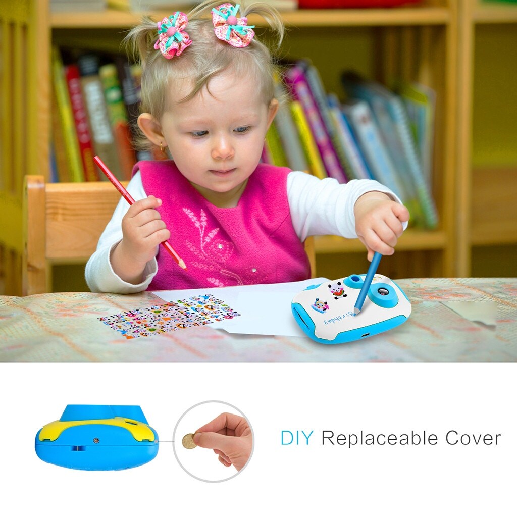 Children's Digital Camera 1.44 Inch Digital Creative DIY Children's Anti-fall 8GB Easy-to-operate Children's Camera
