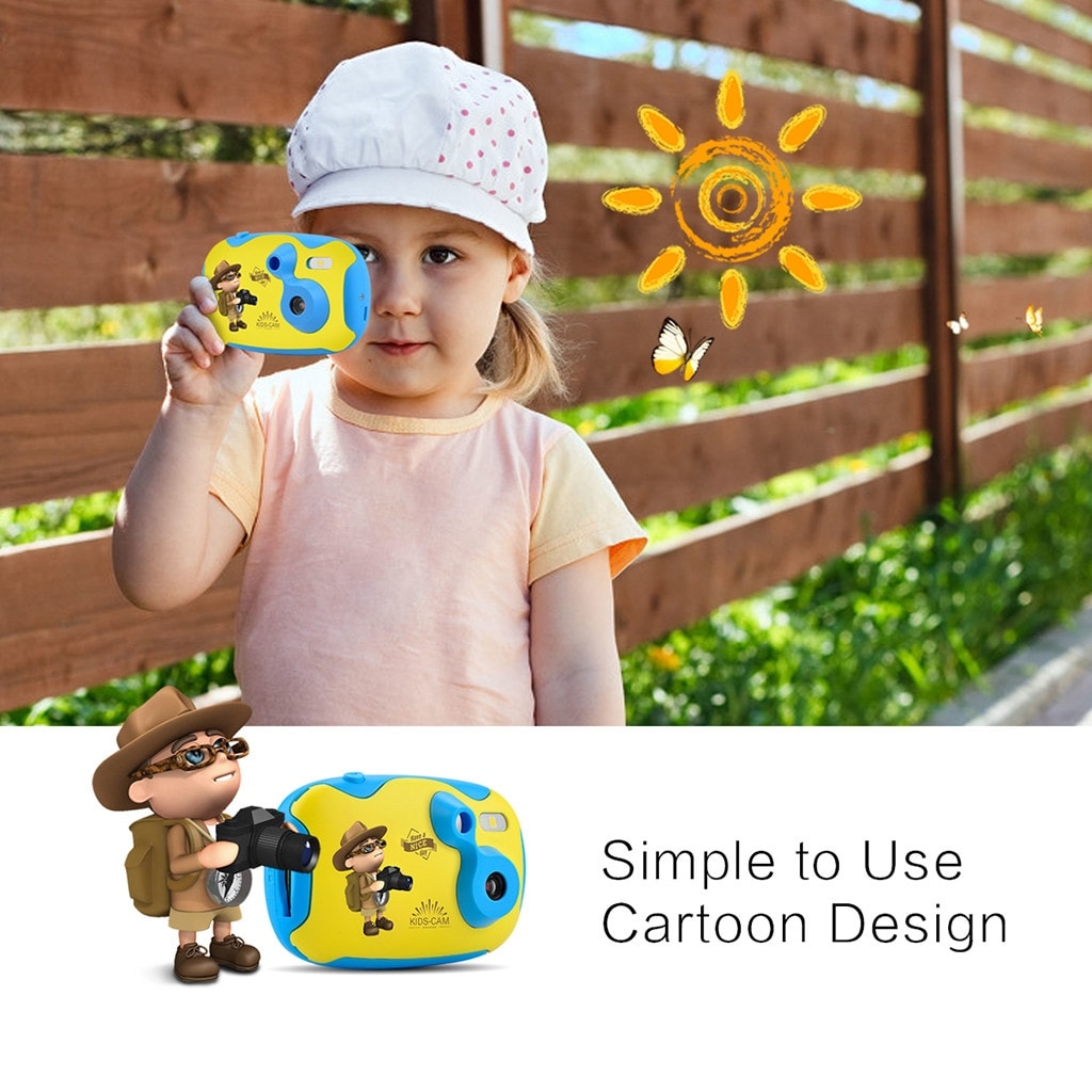 Children's Digital Camera 1.44 Inch Digital Creative DIY Children's Anti-fall 8GB Easy-to-operate Children's Camera