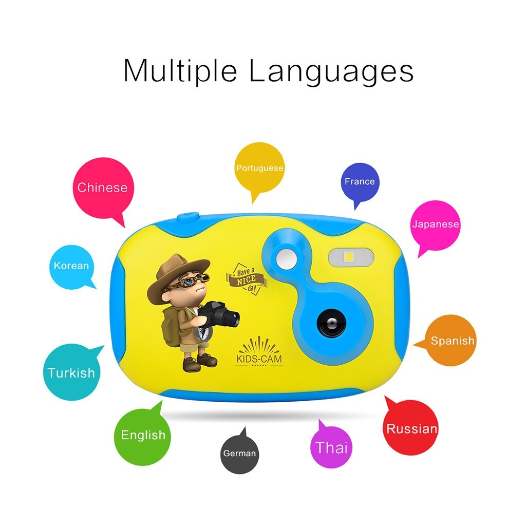 Children's Digital Camera 1.44 Inch Digital Creative DIY Children's Anti-fall 8GB Easy-to-operate Children's Camera