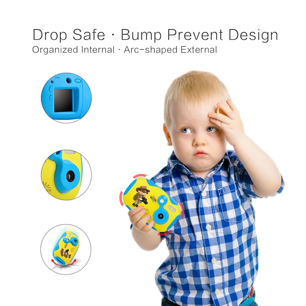 Children's Digital Camera 1.44 Inch Digital Creative DIY Children's Anti-fall 8GB Easy-to-operate Children's Camera