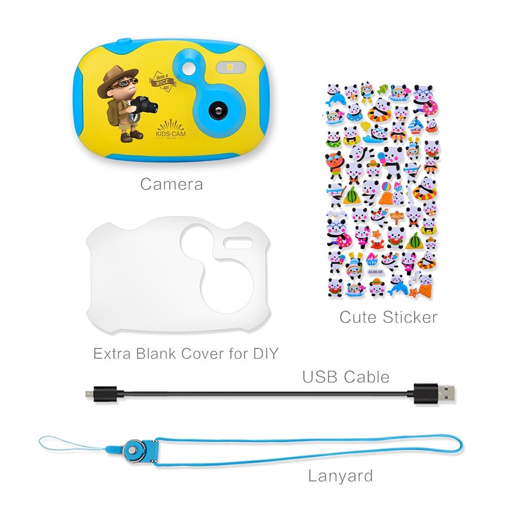 Children's Digital Camera 1.44 Inch Digital Creative DIY Children's Anti-fall 8GB Easy-to-operate Children's Camera