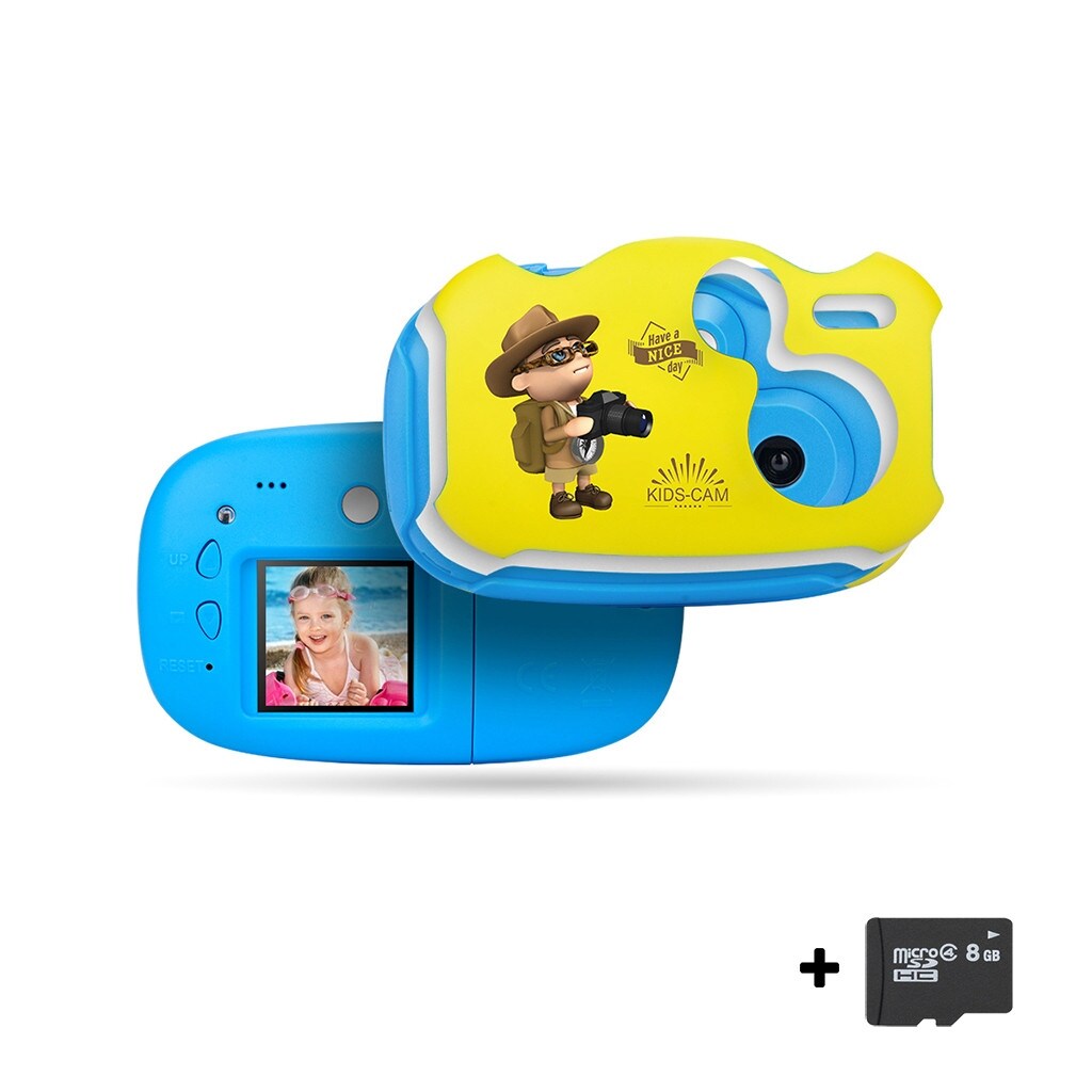 Children's Digital Camera 1.44 Inch Digital Creative DIY Children's Anti-fall 8GB Easy-to-operate Children's Camera