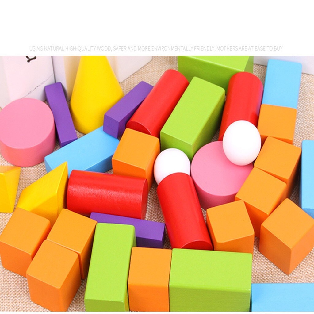 Children's Educational Toys Fairy Building Blocks Tower Game - Green - Green