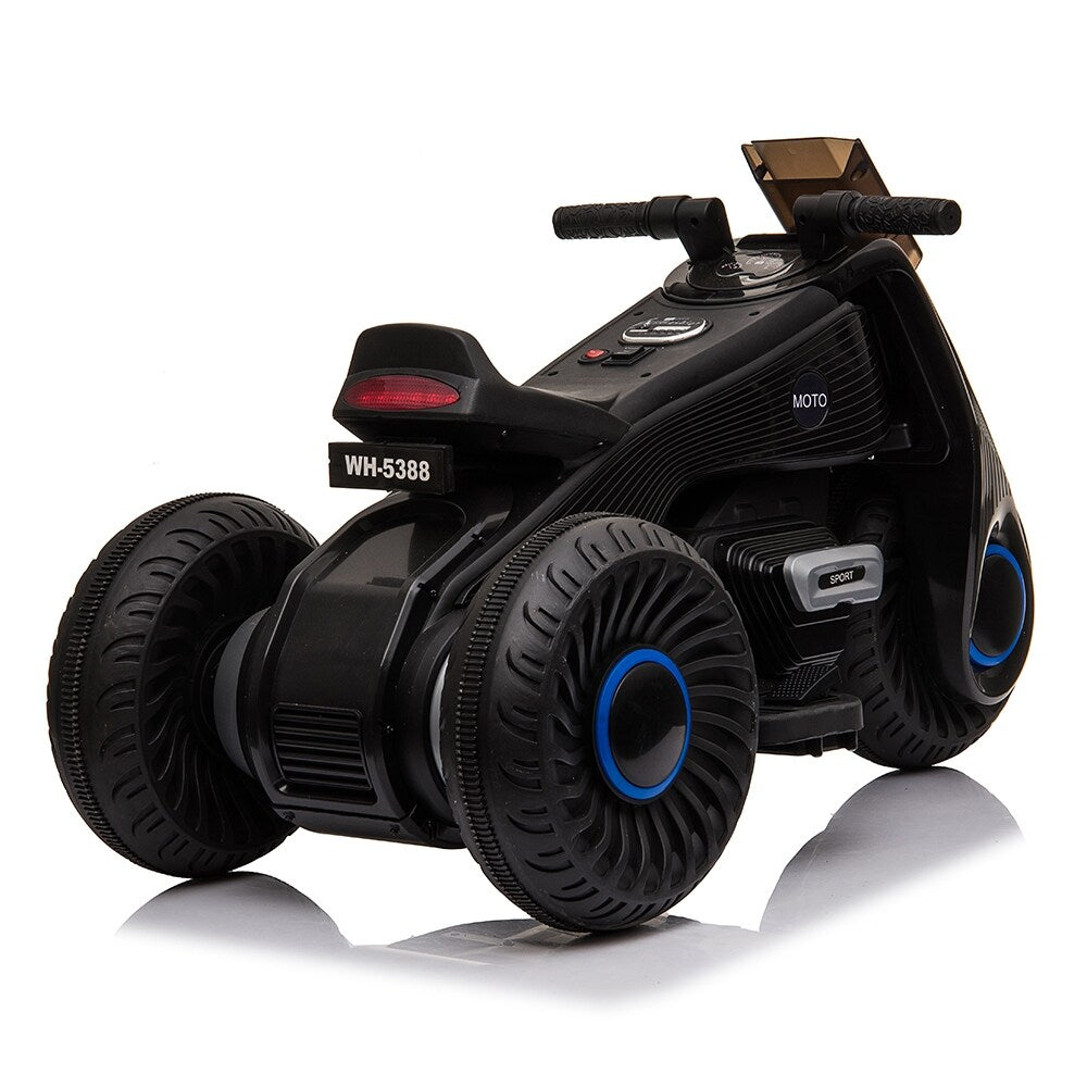 Children's Electric Motorcycle 3 Wheels Double Drive