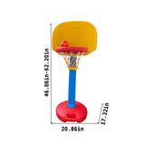 Children's outdoor indoor basketball frame toy sports adjustable height