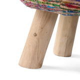 Chiloquin Silk Swirl Stool by Christopher Knight Home