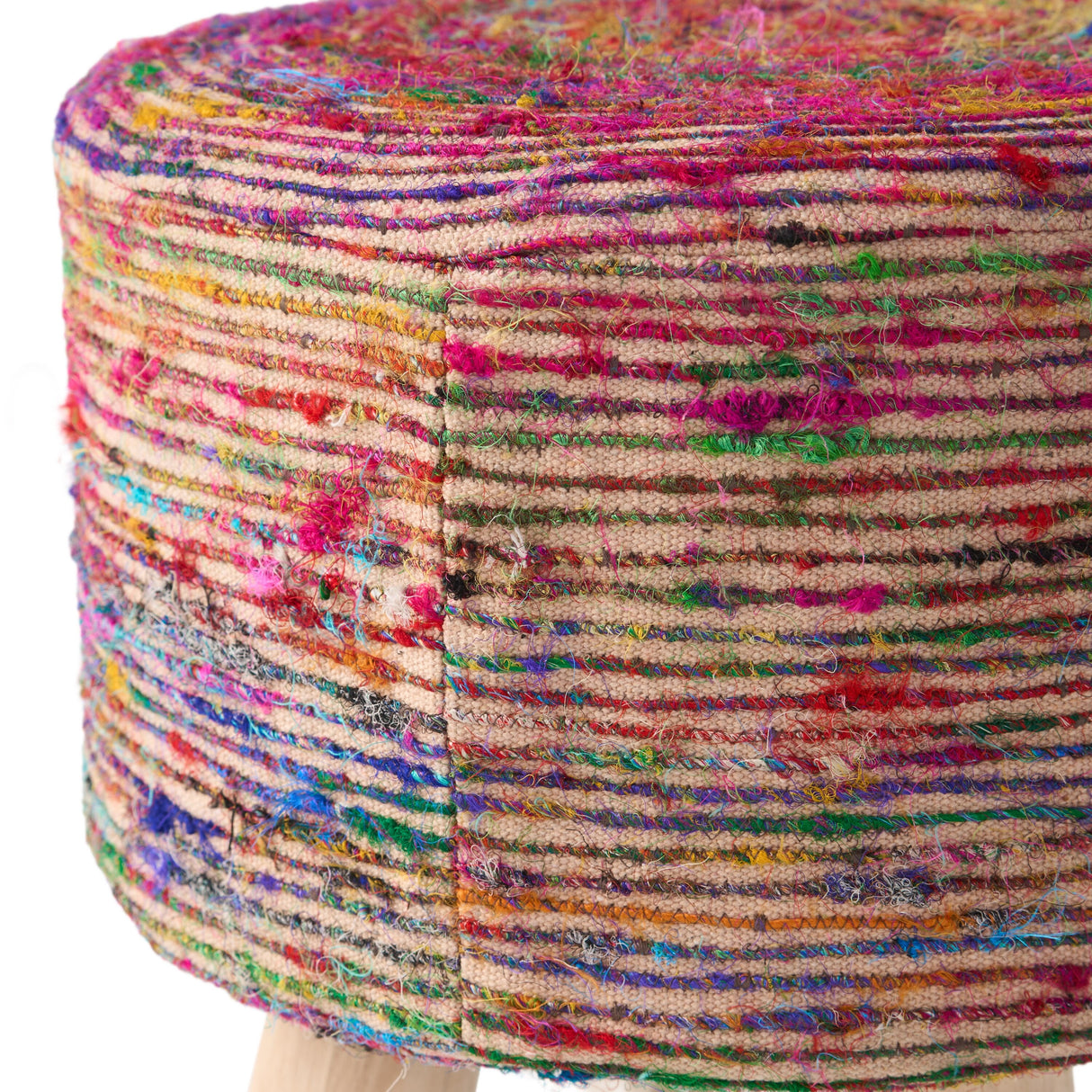 Chiloquin Silk Swirl Stool by Christopher Knight Home