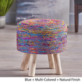Chiloquin Silk Swirl Stool by Christopher Knight Home