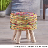 Chiloquin Silk Swirl Stool by Christopher Knight Home