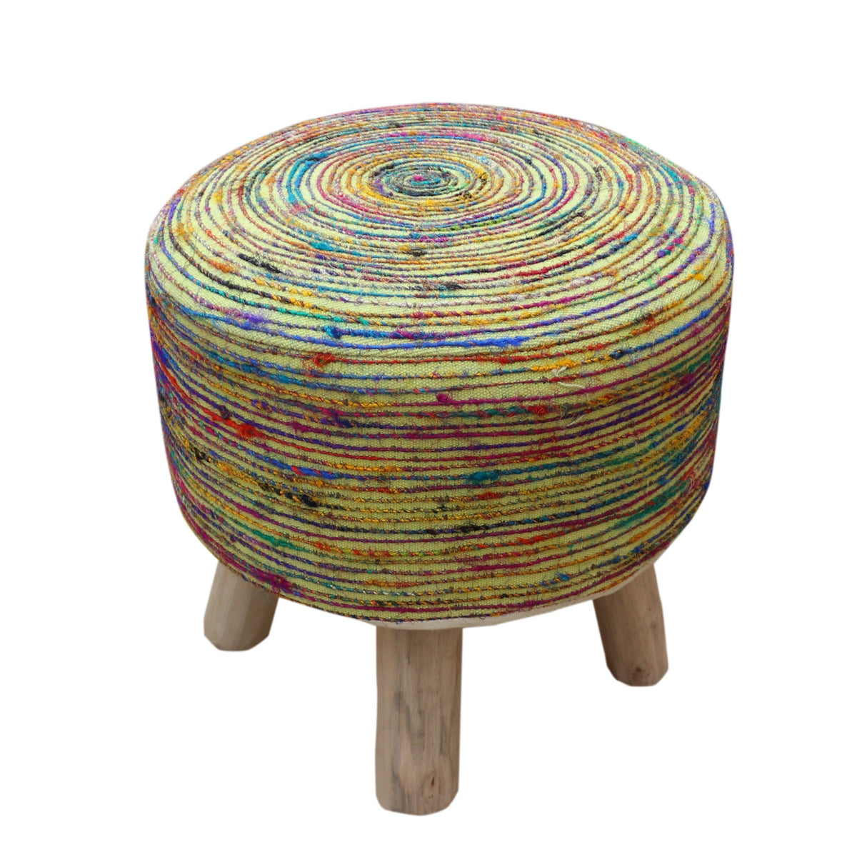 Chiloquin Silk Swirl Stool by Christopher Knight Home