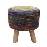 Chiloquin Silk Swirl Stool by Christopher Knight Home