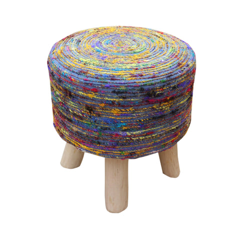 Chiloquin Silk Swirl Stool by Christopher Knight Home