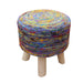 Chiloquin Silk Swirl Stool by Christopher Knight Home