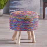 Chiloquin Silk Swirl Stool by Christopher Knight Home