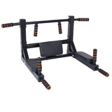 Chin Up Rod Wall Mounted Pull Up Bar Home Indoor Fitness Multifunctional Full Body Pull Rod 440LB Exercise Black