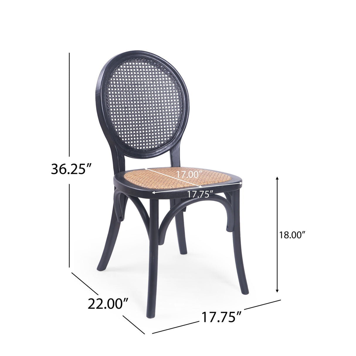 Chittenden Wood Dining Chair (Set of 2) by Christopher Knight Home