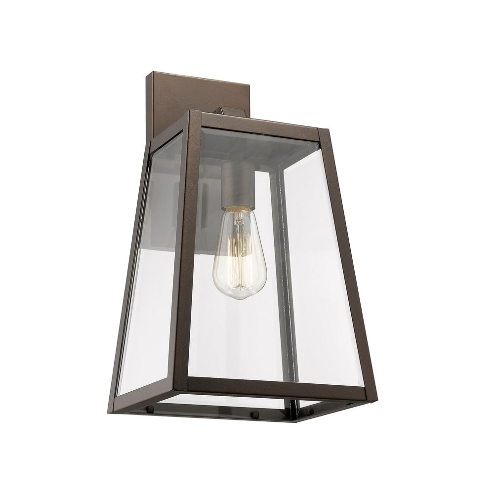 1-light Oil Rubbed Bronze Outdoor Wall Sconce