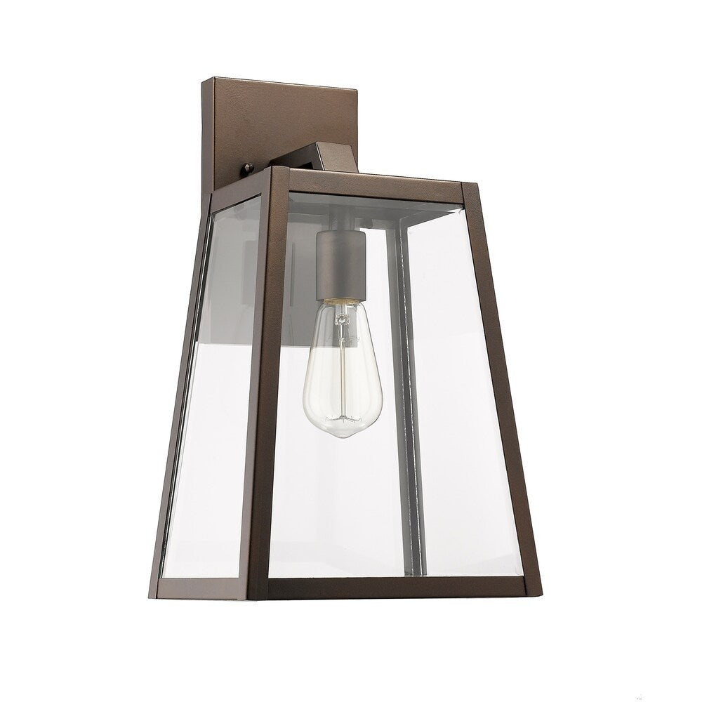 1-light Oil Rubbed Bronze Outdoor Wall Sconce