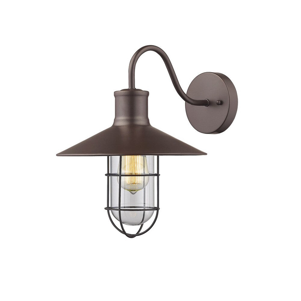 Carbon Loft Marconi Industrial 1-light Oil Rubbed Bronze Wall Sconce