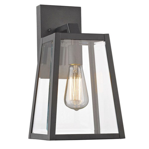 Chloe Lighting Transitional 1-light Black Outdoor Wall Lantern