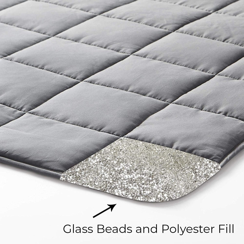 Chommie - The Oversized Weighted Comforter - White (Shams not included)