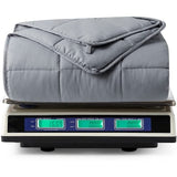 Chommie Weighted Coma Inducer® Comforter - Are You Kidding - Frosted Orange