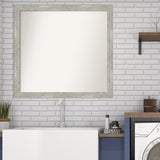 Custom Wall Mirror, 32-in side, Dove Greywash Narrow Framed Wall Mirror - Dove Greywash Narrow