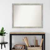 Custom Wall Mirror, 32-in side, Dove Greywash Narrow Framed Wall Mirror - Dove Greywash Narrow