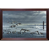 Choptank Gathering-WILGOE85713 Framed Print 24"x39" by Wilhelm Goebel