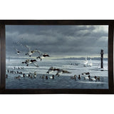Choptank Gathering-WILGOE85713 Framed Print 24"x39" by Wilhelm Goebel