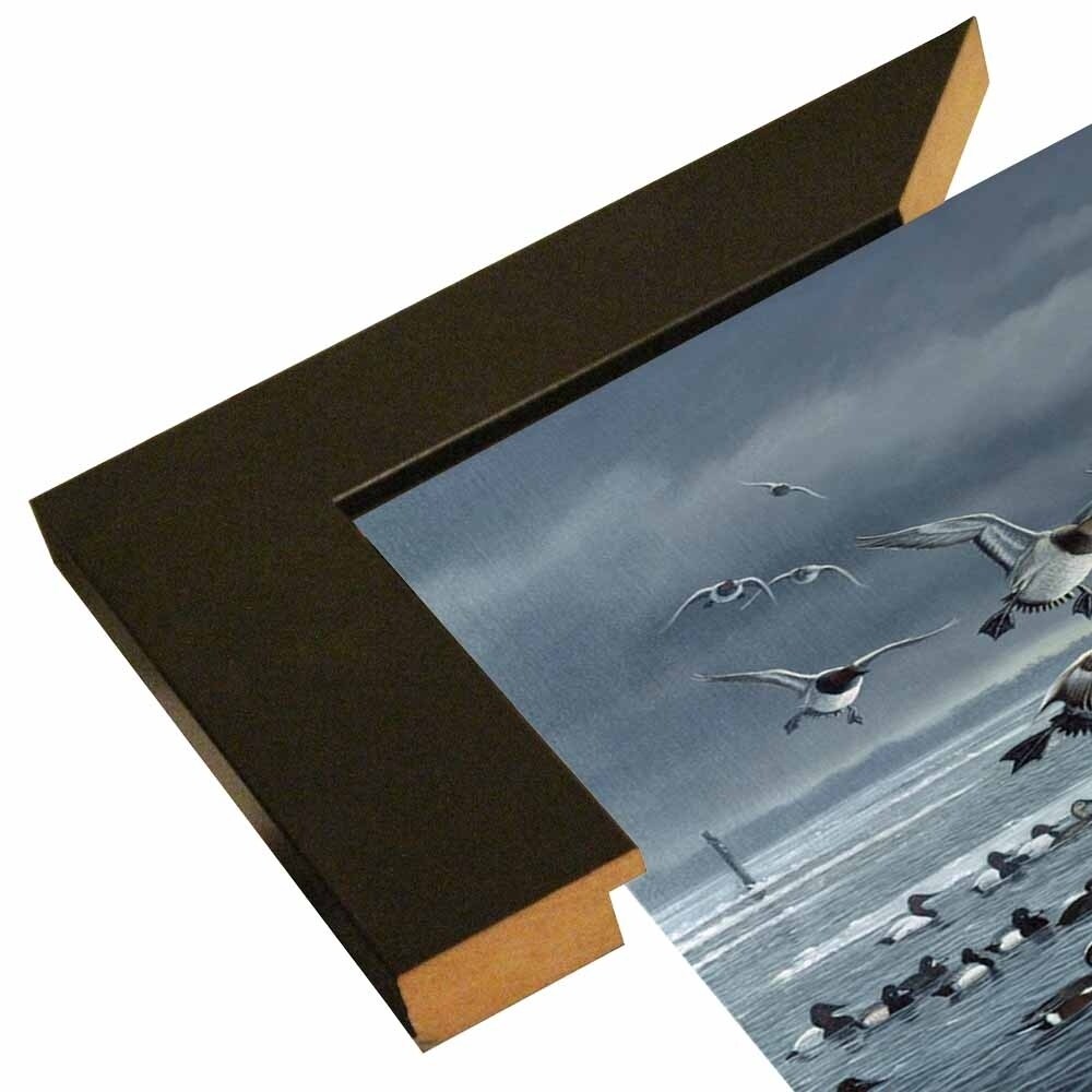 Choptank Gathering-WILGOE85713 Framed Print 24"x39" by Wilhelm Goebel