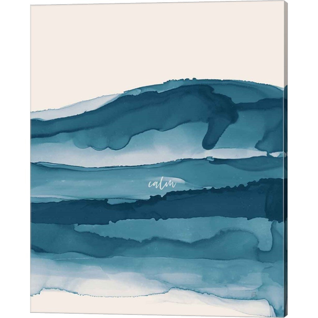 Chris Paschke 'Coastal Ink Eventide' Canvas Art, Set of 2
