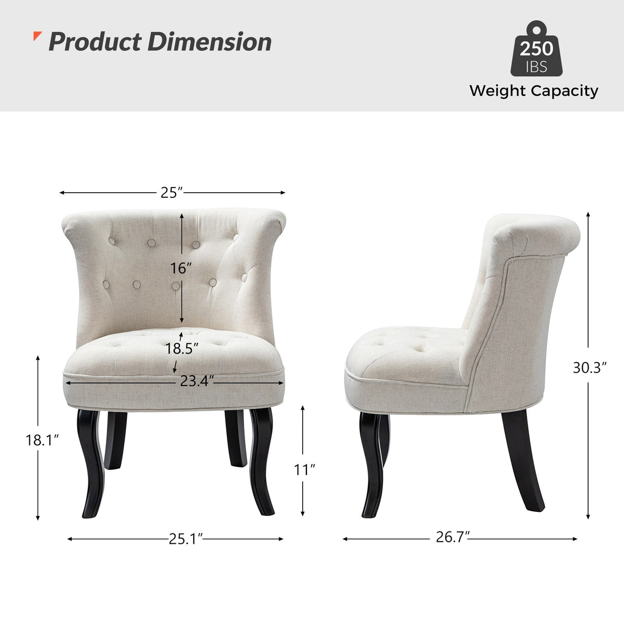 Christi Vibrant Tufted Velvet Upholstered Accent Chairs Set of 2 by HULALA HOME