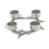 Christmas Antler Wreath With 4 Tealight Holder - N/A