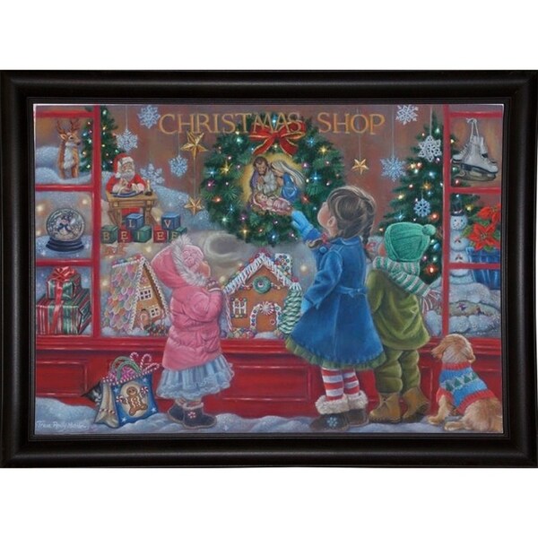 Christmas Blessings-TRIREI90187 Framed Print 25.25"x36" by Tricia Reilly-Matthews