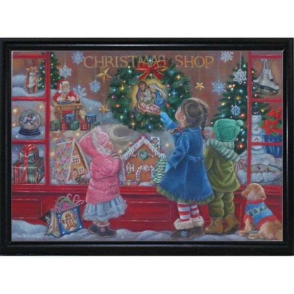 Christmas Blessings-TRIREI90187 Framed Print 25.25"x36" by Tricia Reilly-Matthews