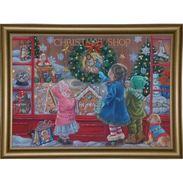 Christmas Blessings-TRIREI90187 Framed Print 25.25"x36" by Tricia Reilly-Matthews