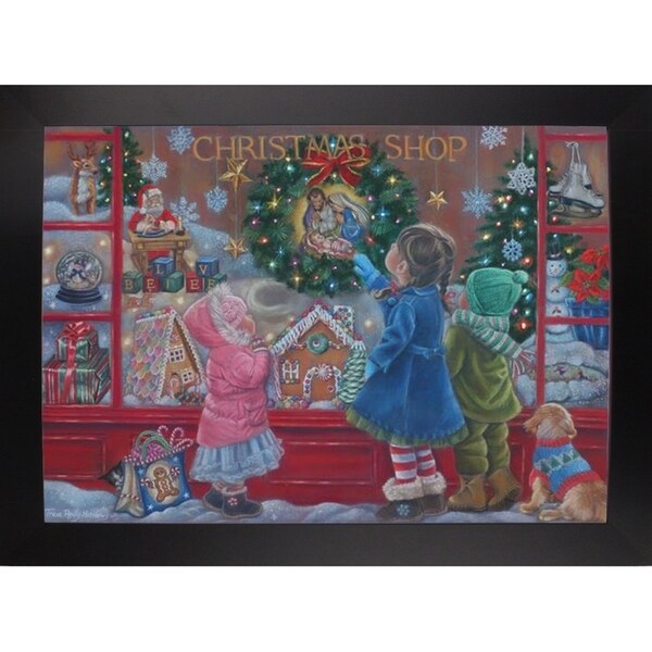 Christmas Blessings-TRIREI90187 Framed Print 25.25"x36" by Tricia Reilly-Matthews