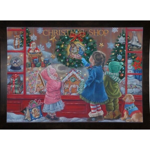 Christmas Blessings-TRIREI90187 Framed Print 25.25"x36" by Tricia Reilly-Matthews