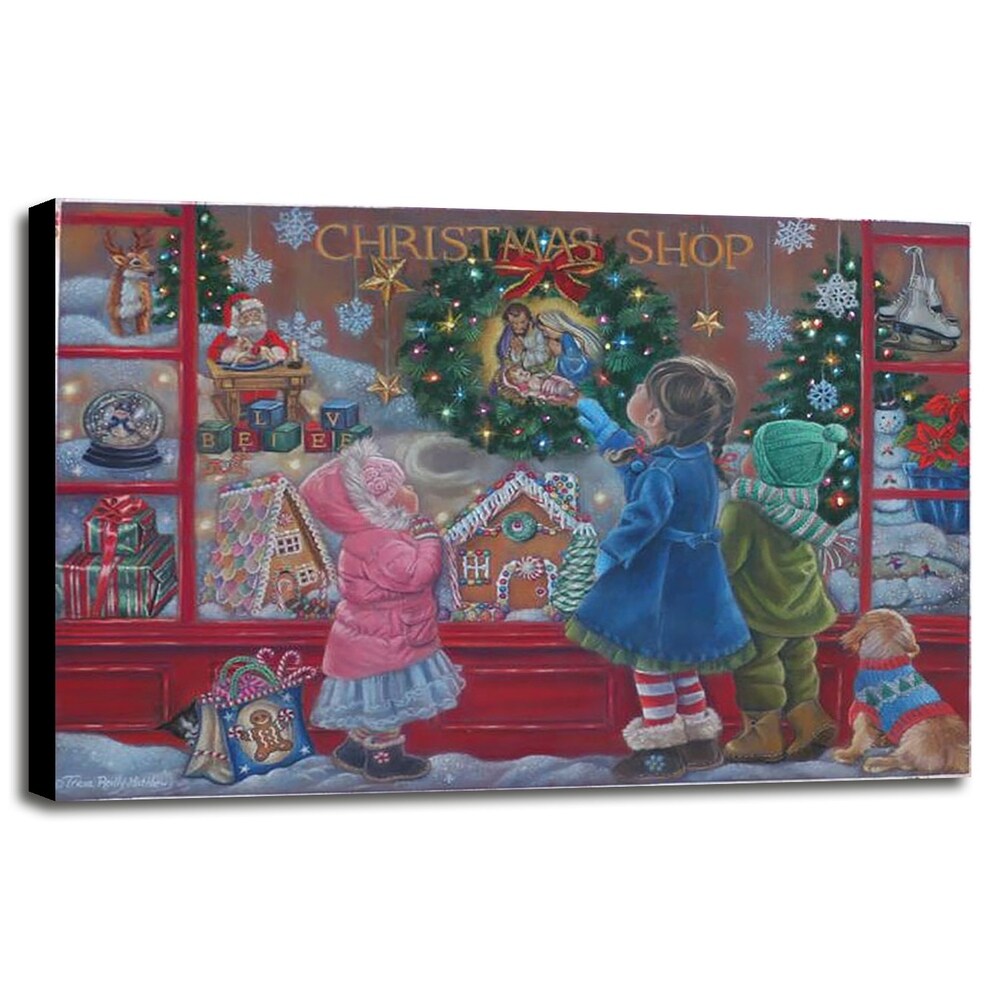 Christmas Blessings-TRIREI90187 Framed Print 25.25"x36" by Tricia Reilly-Matthews