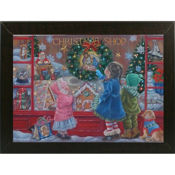 Christmas Blessings-TRIREI90187 Framed Print 25.25"x36" by Tricia Reilly-Matthews