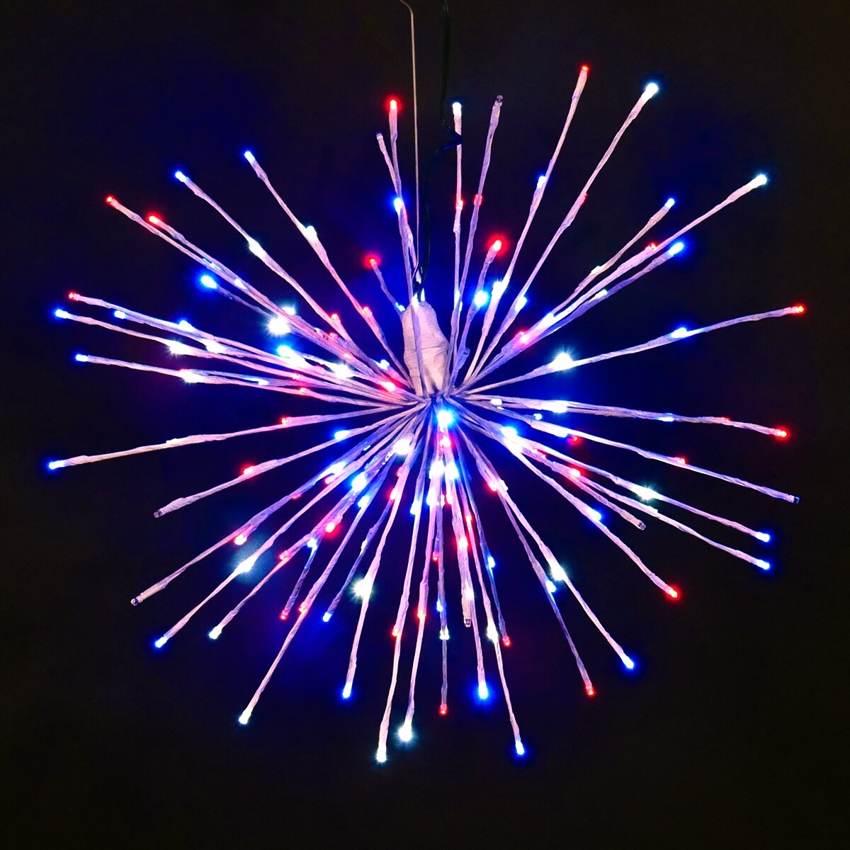 Christmas LED Spritzer Red, Pure White and Blue 24 Inch