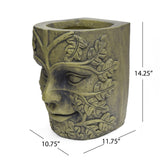 Ash Outdoor Mother Earth Urn by Christopher Knight Home